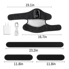 WAPAG vibration knee wrap providing soothing massage during use