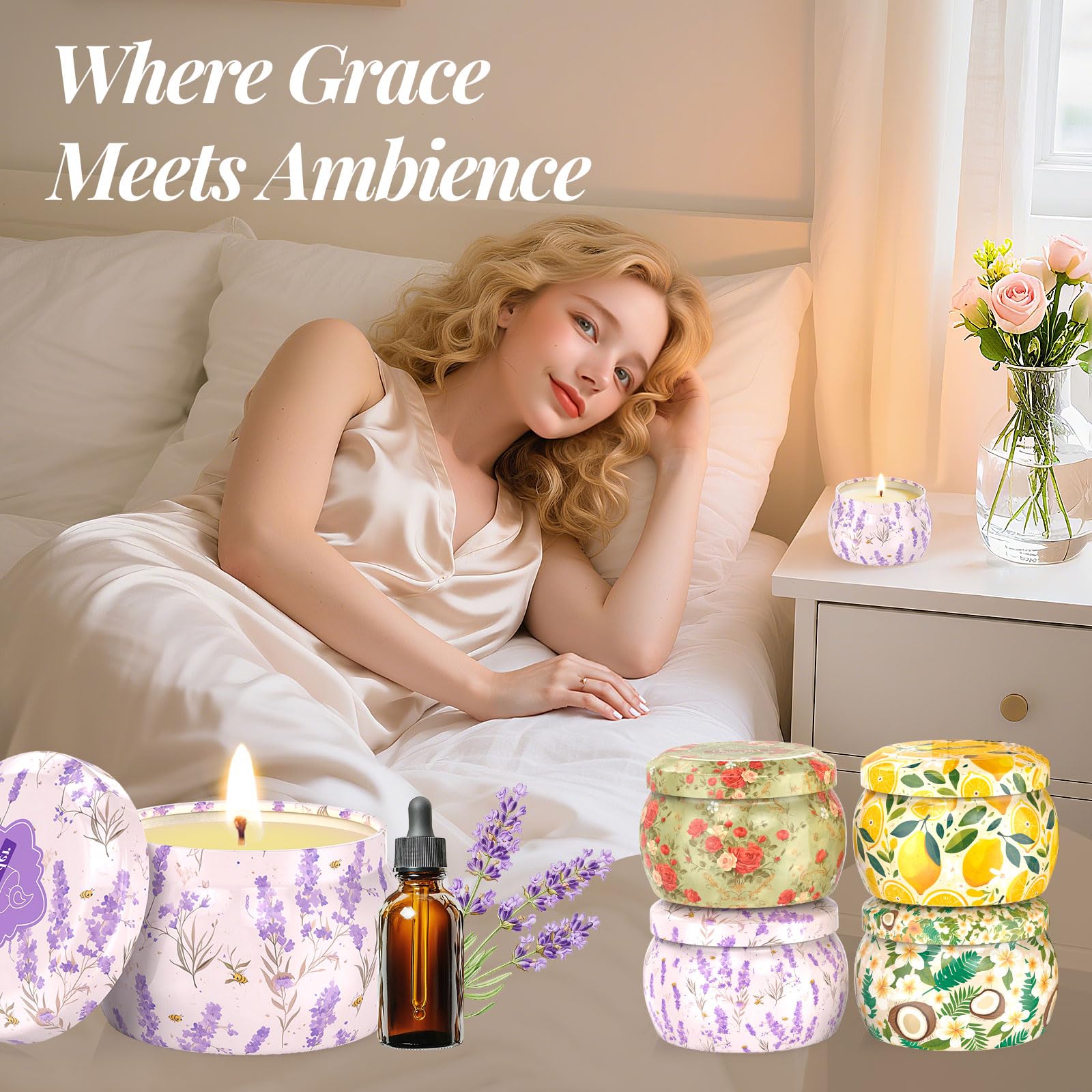 WarmEmbrace compact jar candle highlighting portable design for travel