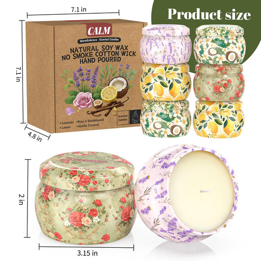 WarmEmbrace rose and sandalwood candle elevating evenings with elegant scent