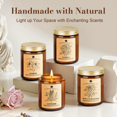 WarmEmbrace four fragrance gift set in kraft packaging for gifting