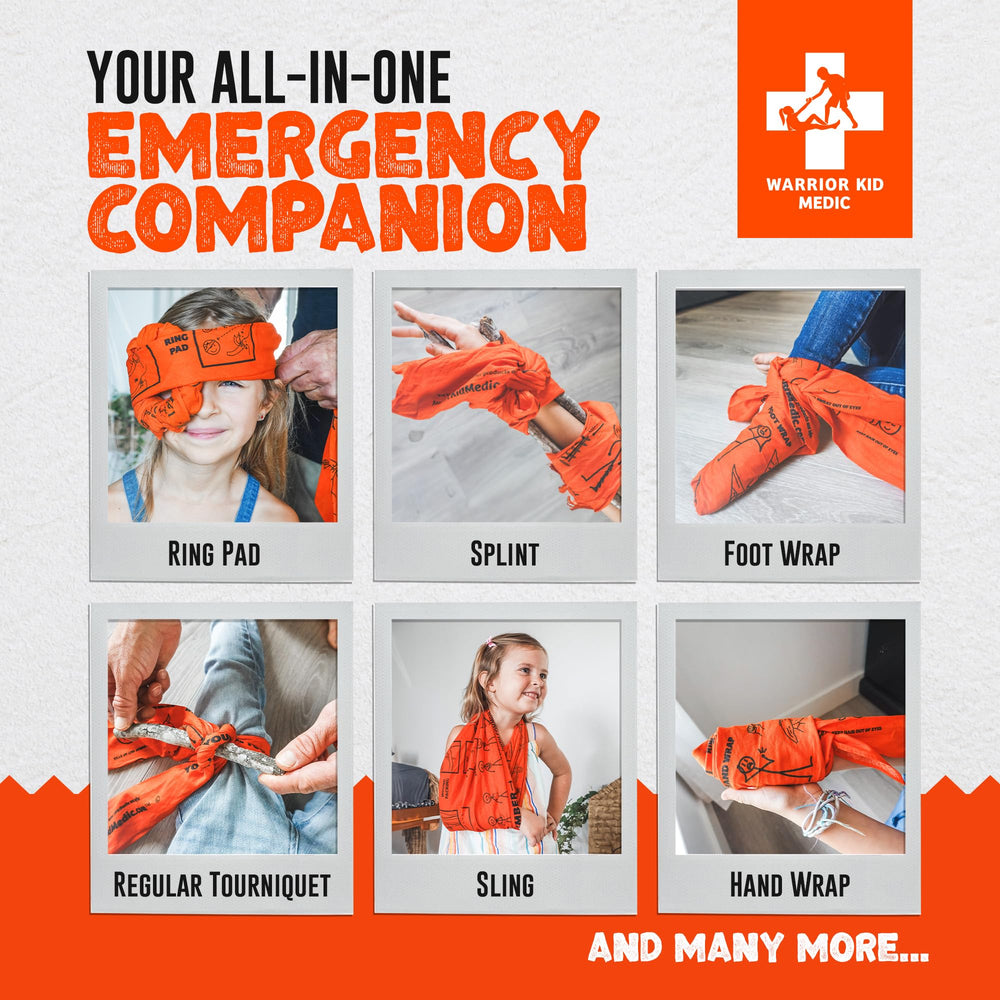 Warrior Kid Medic soft cotton fabric provides breathable comfort during first-aid needs