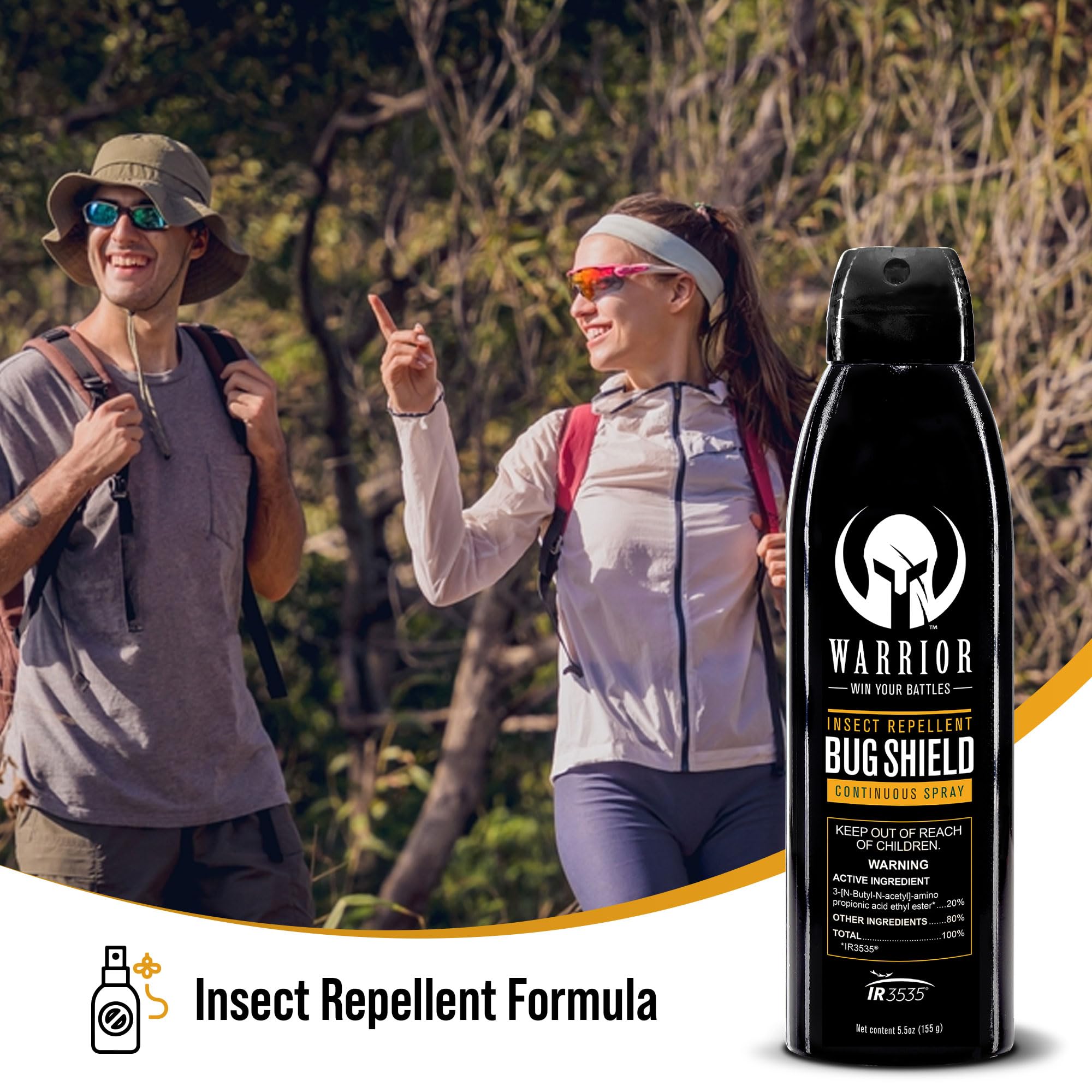 Warrior skin friendly odor free application for sensitive skin
