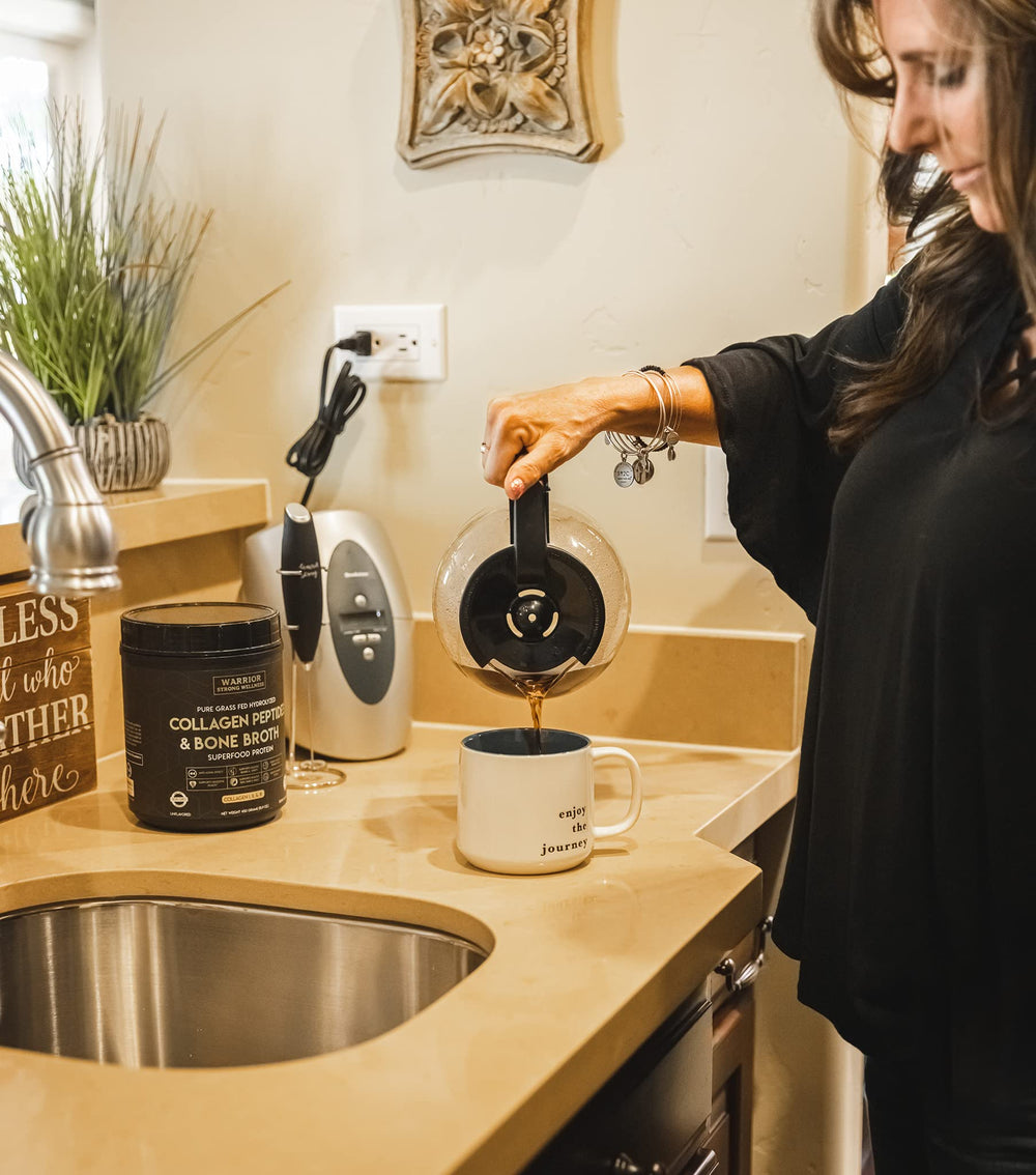 Warrior Strong Wellness half bone broth half collagen blend visual