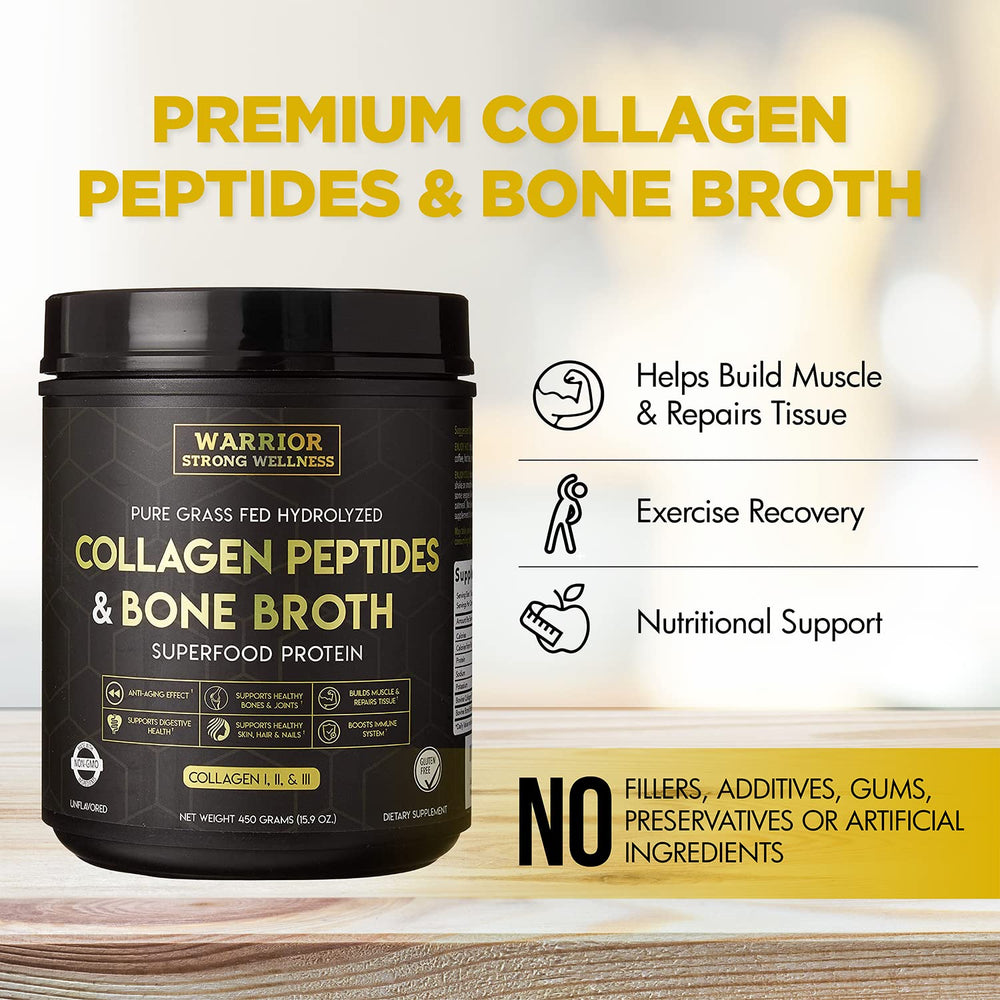 Warrior Strong Wellness in savory soup recipe with collagen bone broth