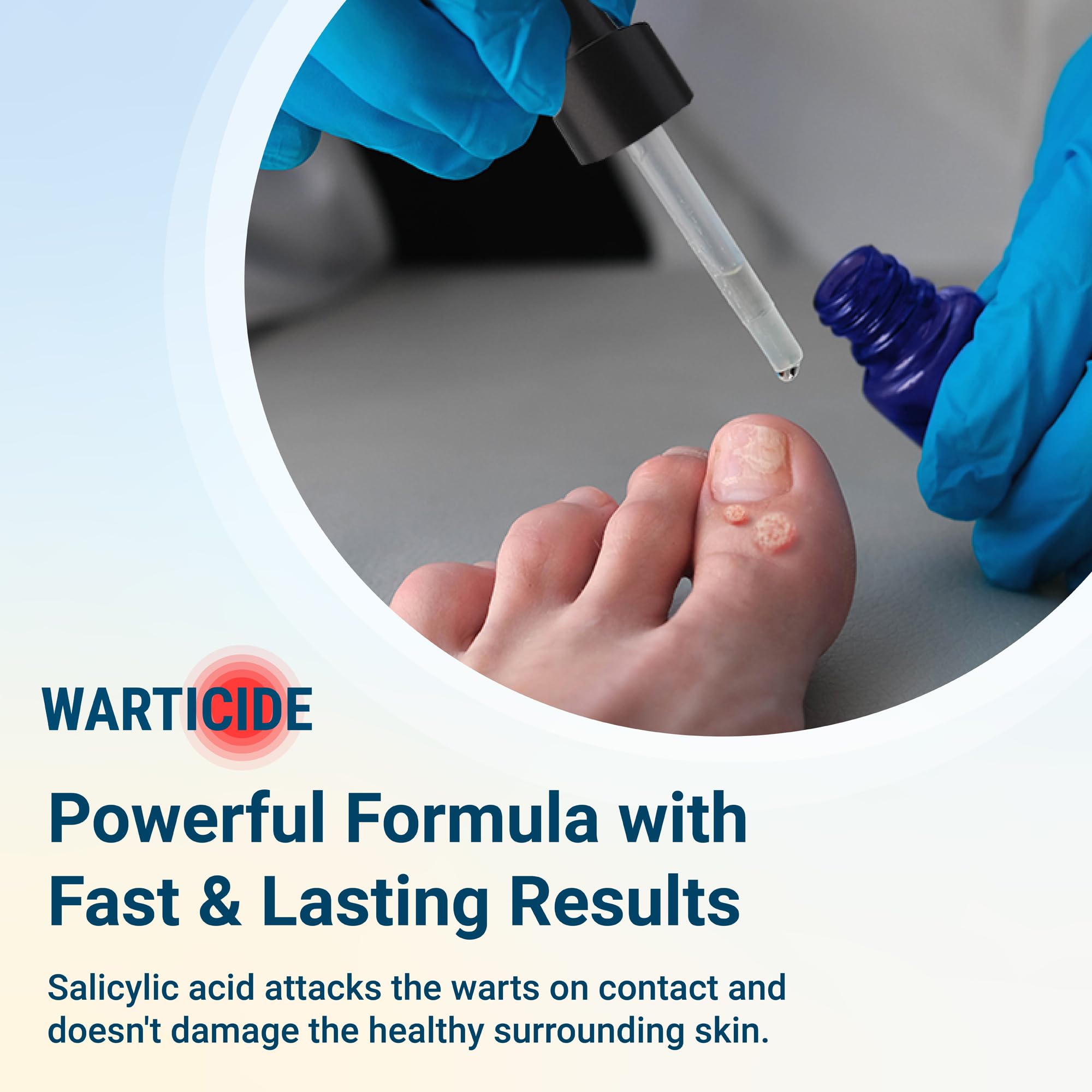 Warticide three-pack box suitable for multi-area use.