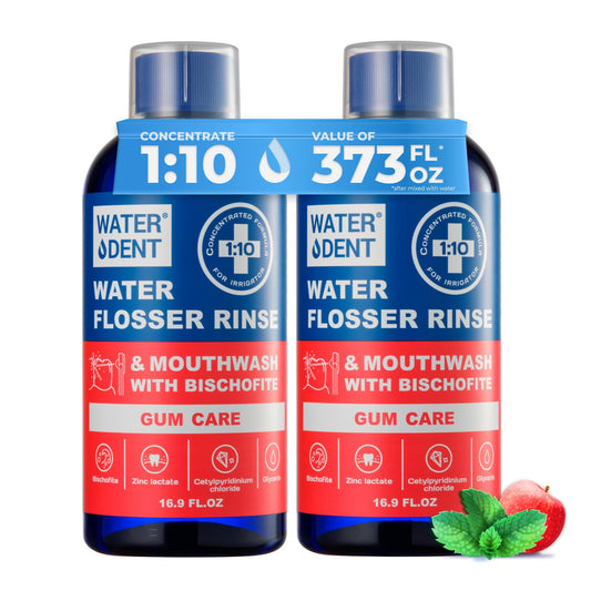 WATER DENT concentrated rinse bottle Apple Mint for enhanced oral care