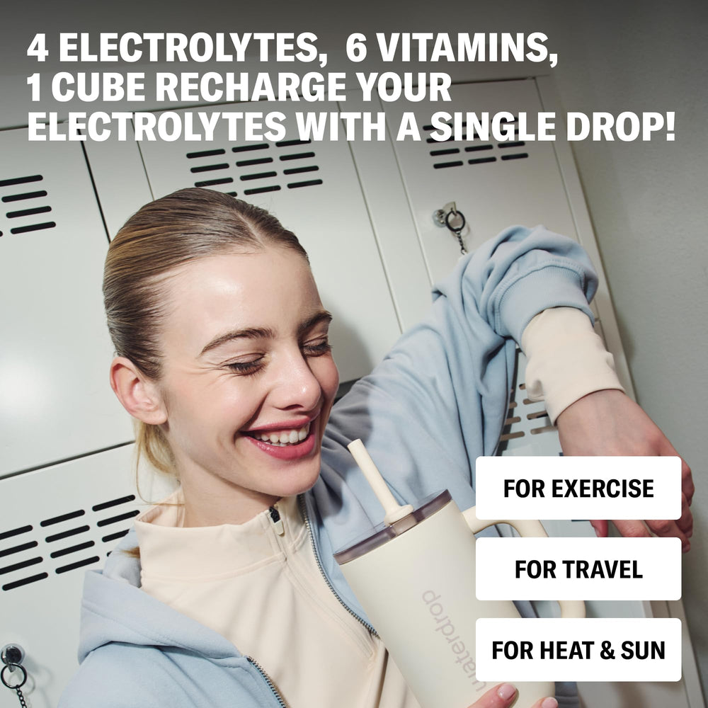 Waterdrop Microlyte Mix fitness bottle-on-the-go usage scenario showcasing portability.