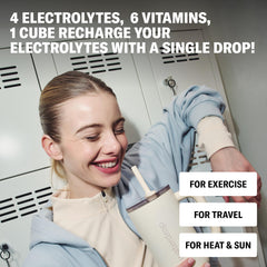 Waterdrop Microlyte Mix fitness bottle-on-the-go usage scenario showcasing portability.