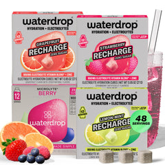 Waterdrop Microlyte Mix strawberry recharge drops ready for fruity on-the-go hydration.