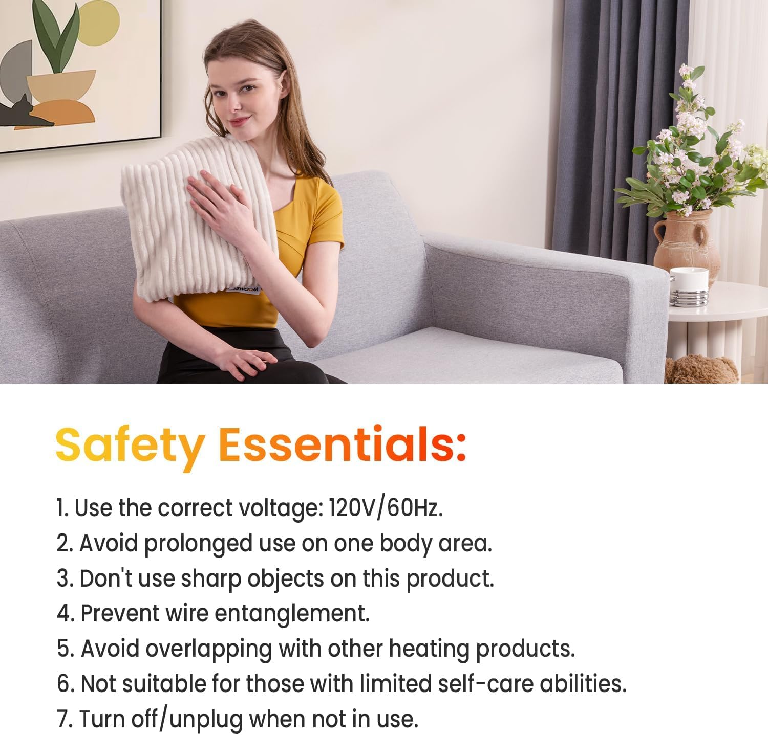 WATO FT ideal for desk or couch use on daily relaxation