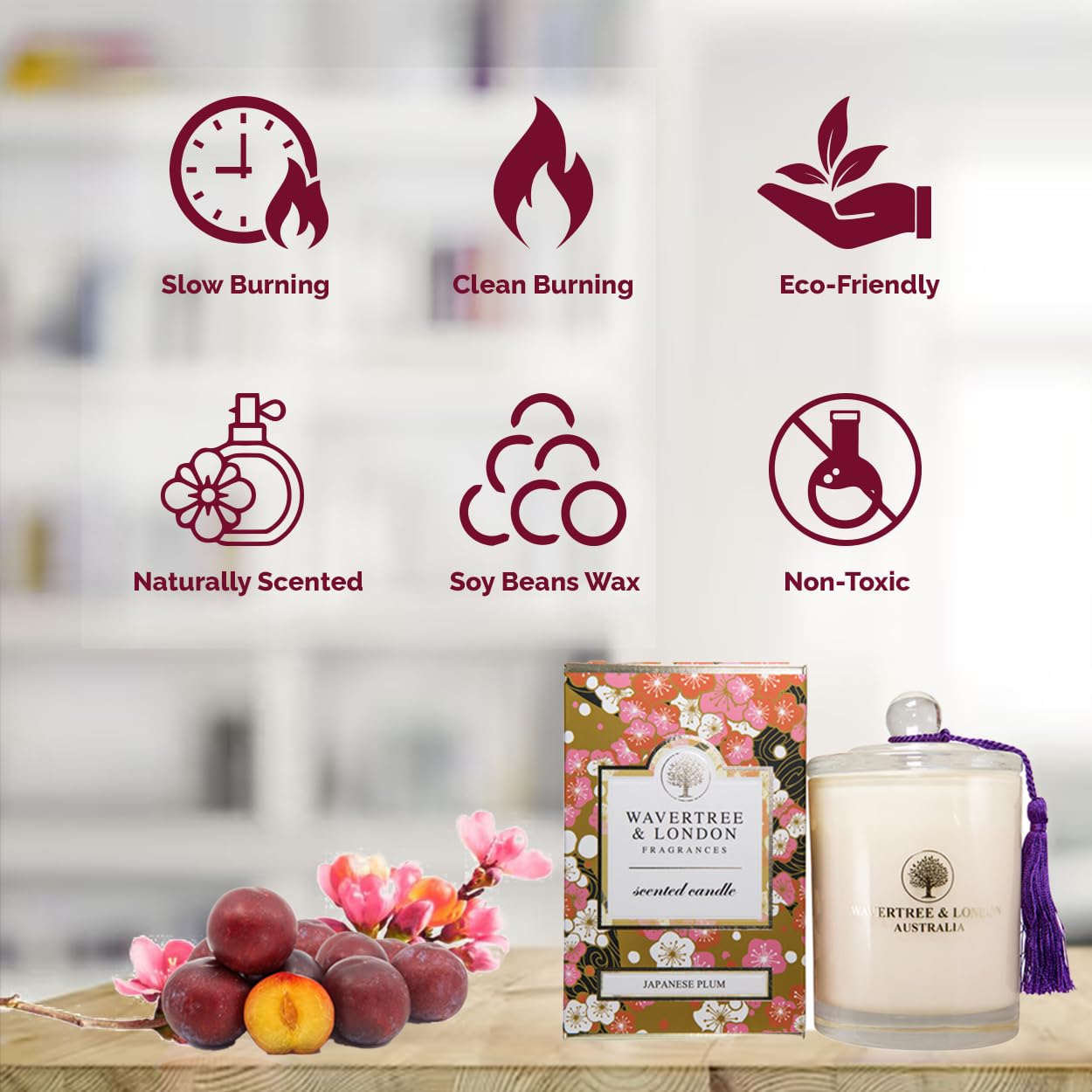 Wavertree and London packaging ready-to-gift display, elegant presentation for gifting.
