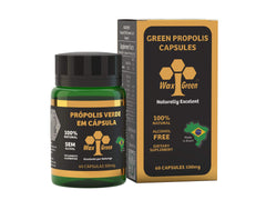 Wax Green Brazil Bee Propolis softgel pack for convenient immune support