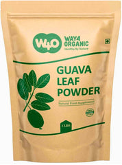 Brewing guava leaf tea with WAY 4 ORGANIC W4O powder for a caffeine-free ritual.