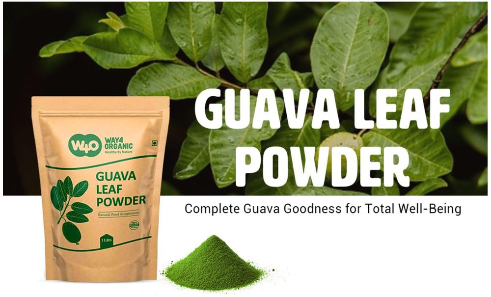 Skin and nails glow with WAY 4 ORGANIC W4O guava leaf powder.