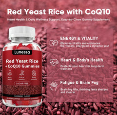 WDVNEX Lunessa ingredients highlight: red yeast rice and CoQ10
