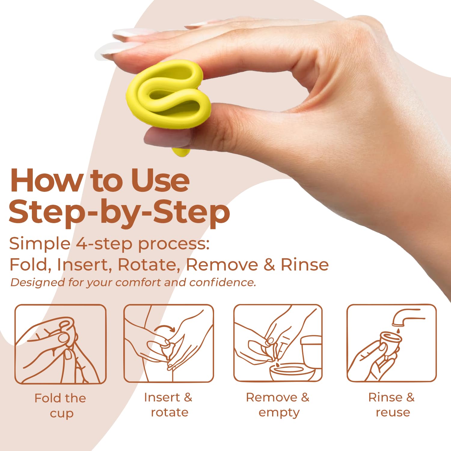WE KEEO hypoallergenic silicone material is gentle on skin