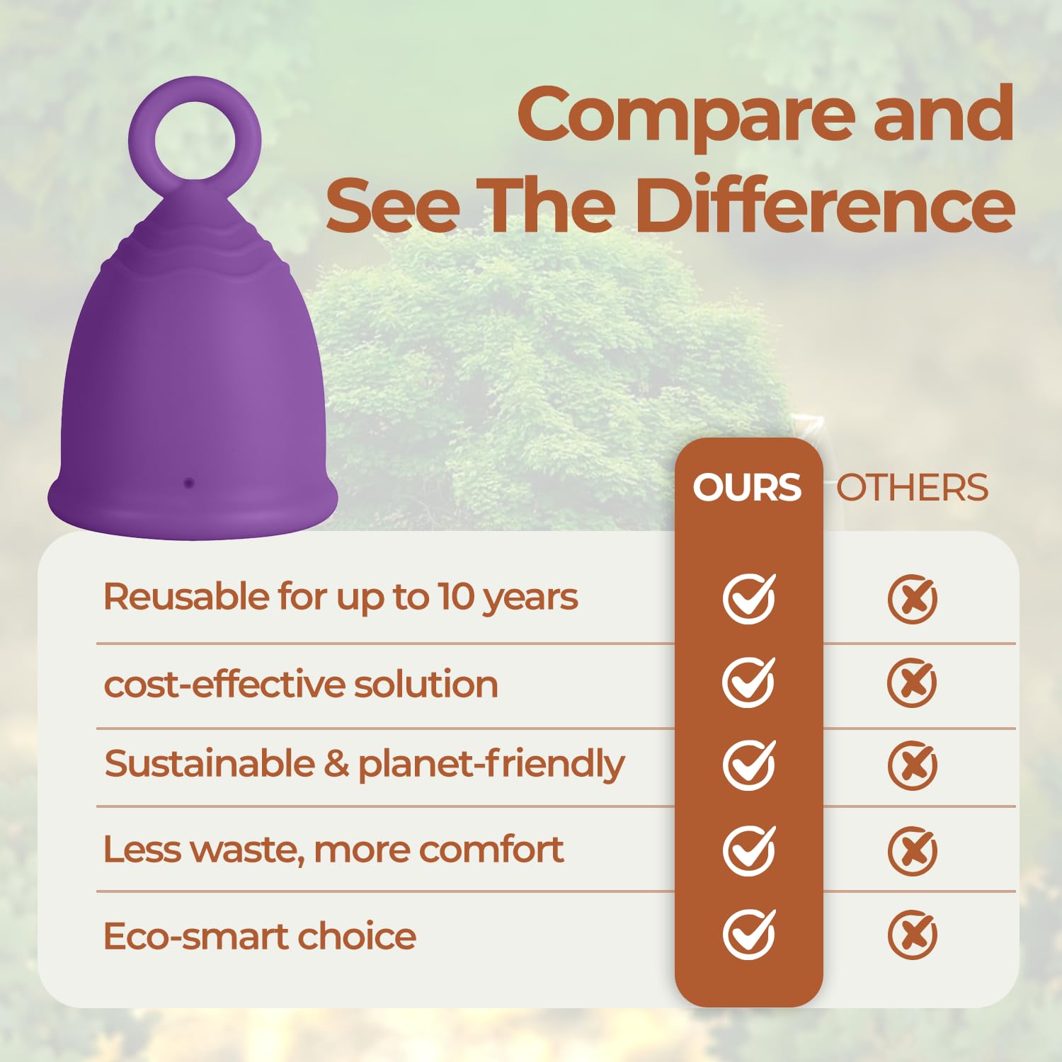 WE KEEO eco-friendly reusable cup as an alternative to disposables.