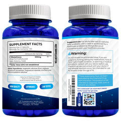 We Like Vitamins glutathione bottle with clear cap and easy-open design.