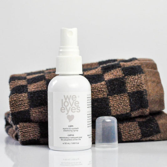 We Love Eyes chamomile-infused eyelid spray ingredients for soothing comfort