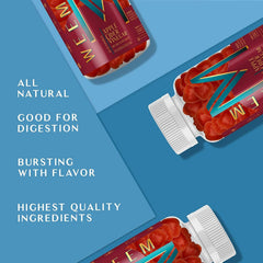 WEEM ACV gummies bottle with serving suggestion for daily use