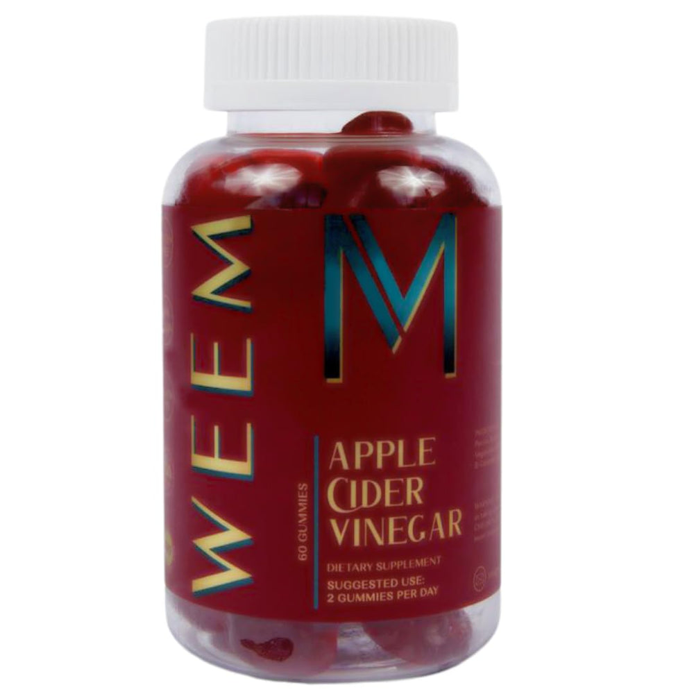 WEEM Apple Cider Vinegar Gummies packaging closeup for daily wellness