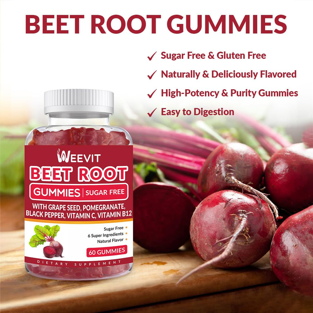 A single WEEVIT gummy showing soft chewable texture and flavor.