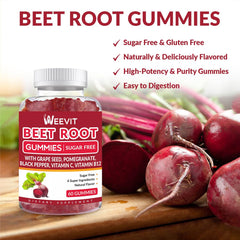 A single WEEVIT gummy showing soft chewable texture and flavor.