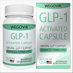 Wegovir GLP-1 Activator bottle front for appetite control.