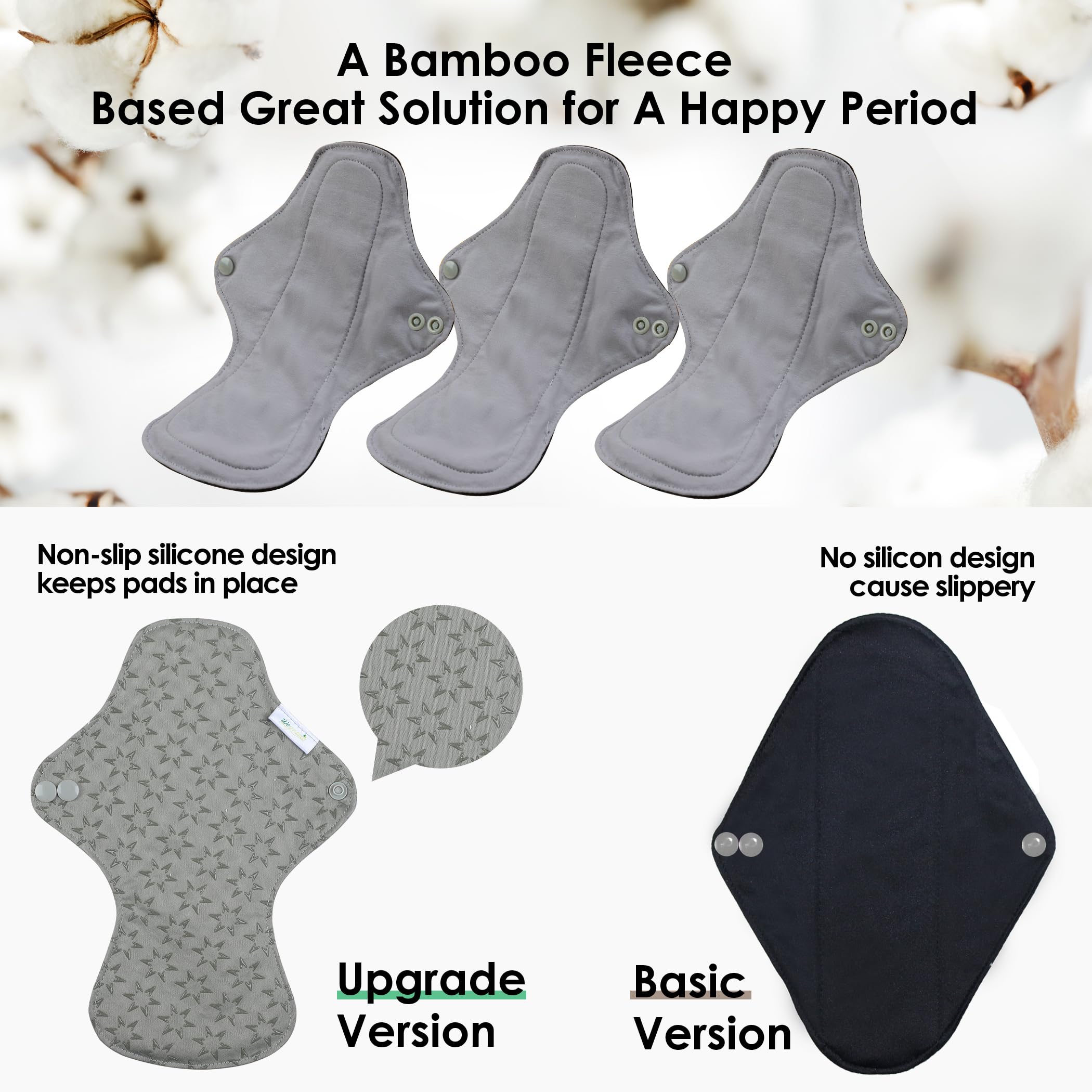 Wegreeco pads available in five sizes for tailored coverage
