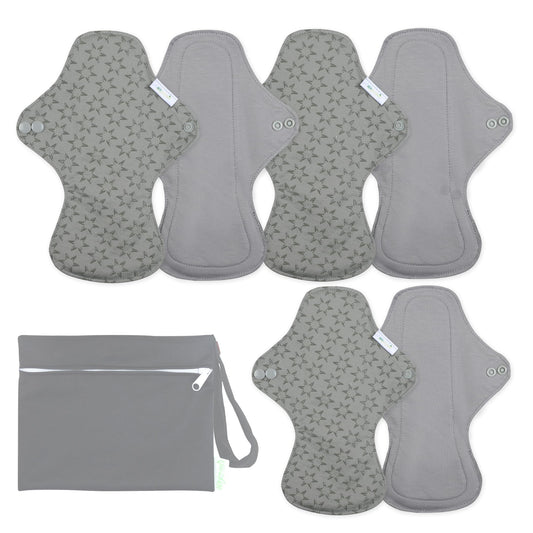 Wegreeco pads show breathable fleece inner for skin-friendly wear