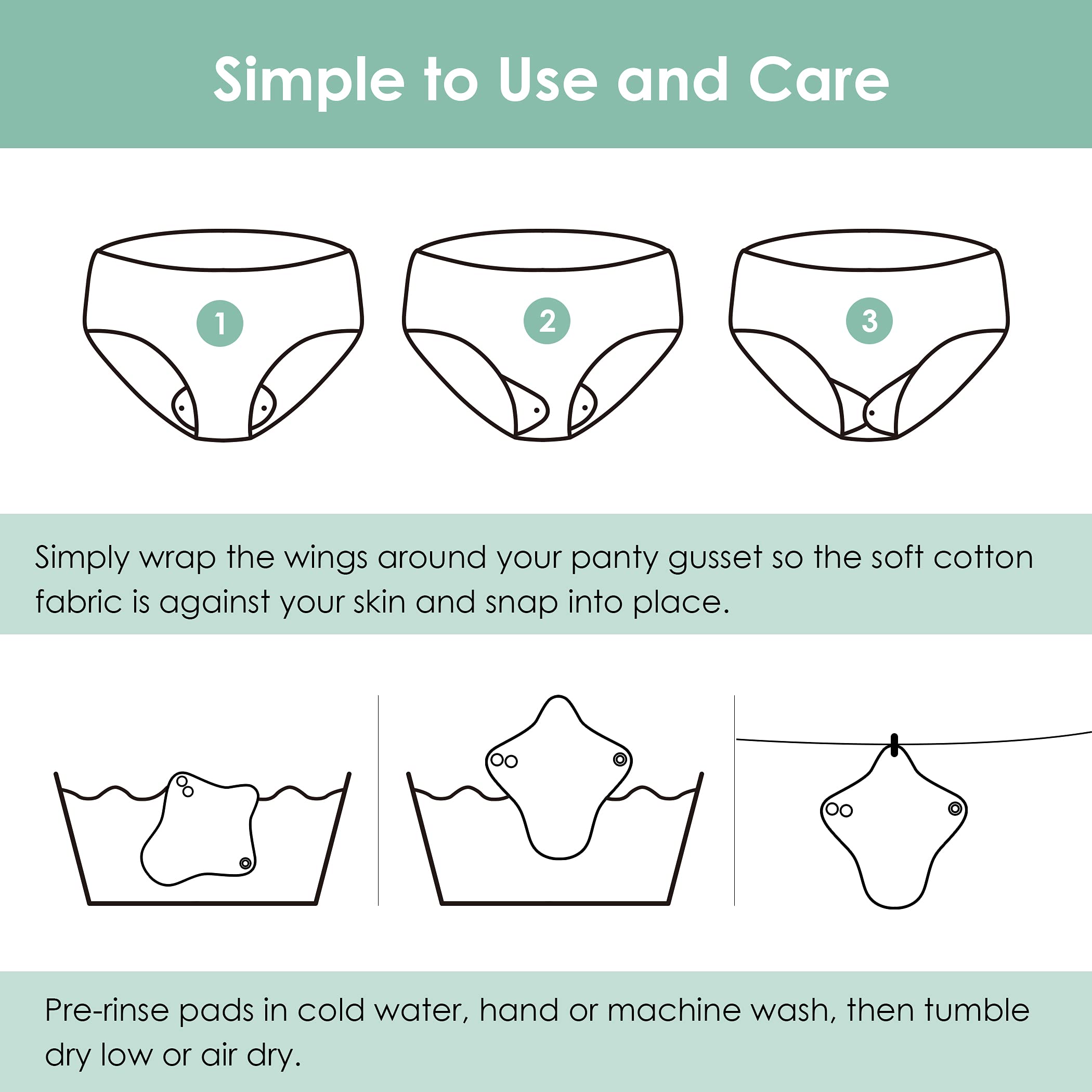 Wegreeco reusable pads help reduce disposable sanitary waste