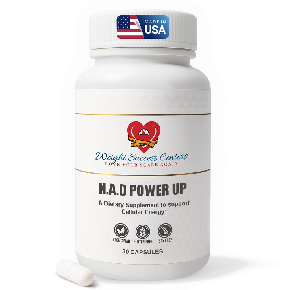 Weight Success Centers NAD+ Power Up bottle front for daily energy support