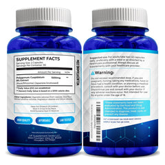 We Like Vitamins daily-dose setup demonstrating a two-capsule regimen.