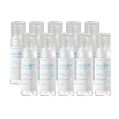 Well Before Guardelle foaming sanitizer delivering dense coverage for quick hand hygiene