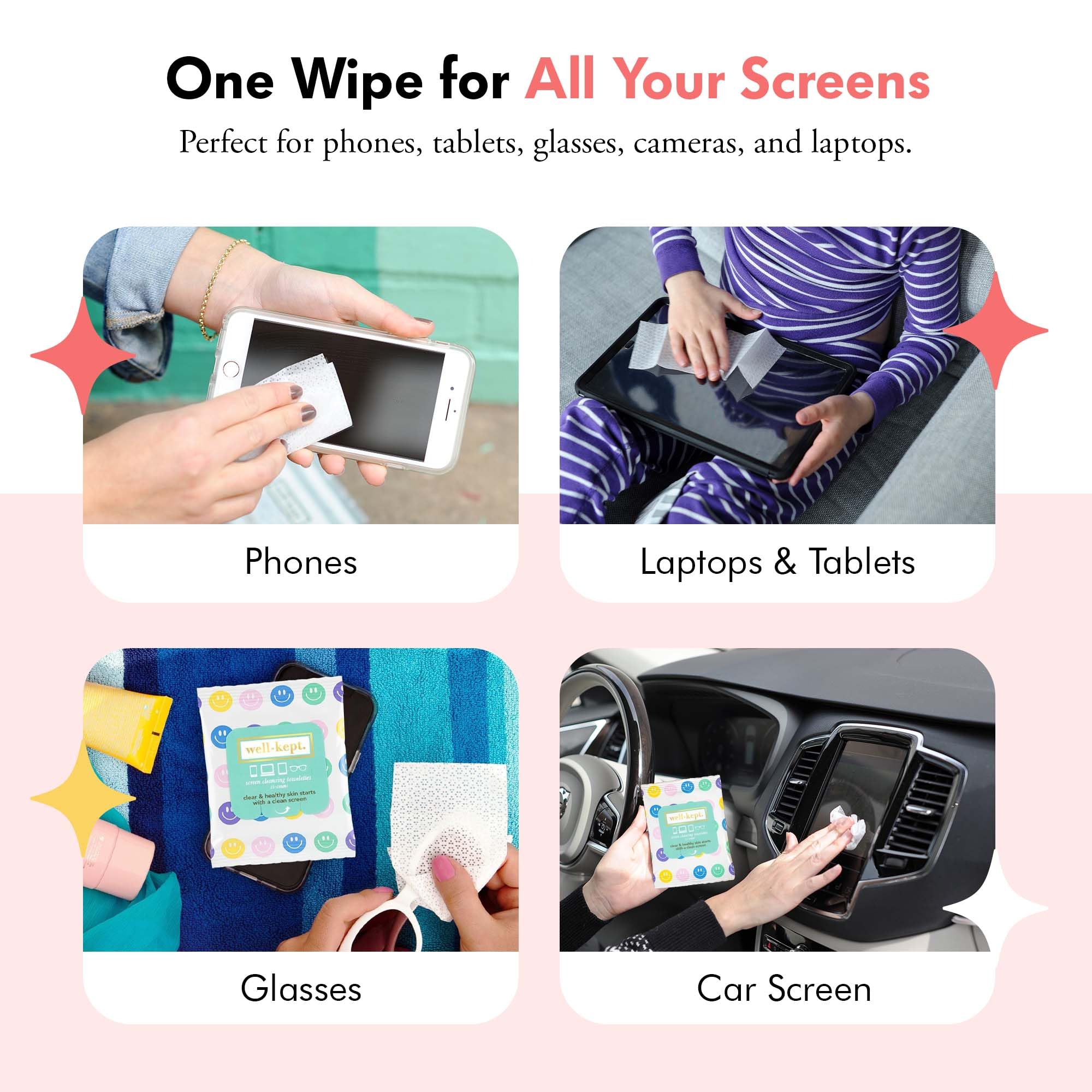 Well-Kept camera lens wipes safely clean glass without scratching