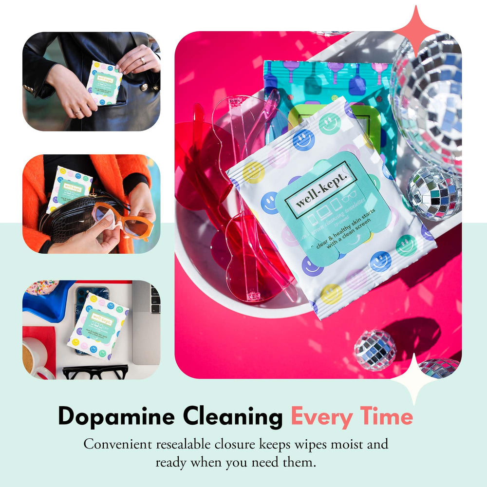 Well-Kept screen wipe cleaning phone screen without residue
