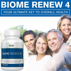 Well of Life Biome Renew 4 packaging box with clean, allergen-conscious promise