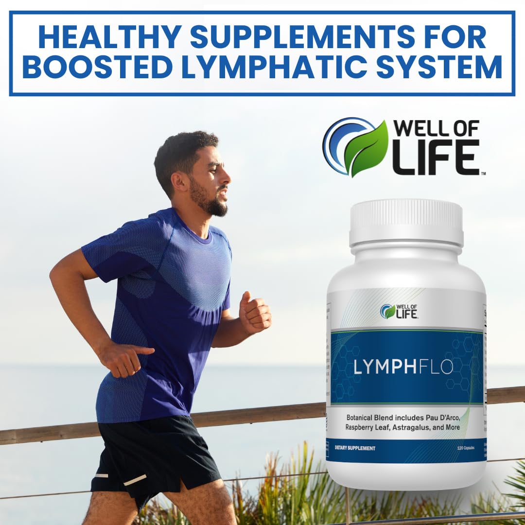 Well of Life LymphFlo cleavers imagery, pairing herbal detox narrative