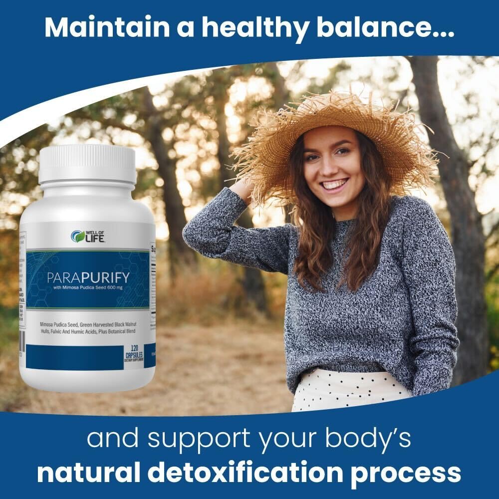 Well of Life ParPurify bottle on counter conveys daily health routine