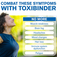 Well of Life ToxiBinder packaging box showcasing vegan, non-GMO formula.