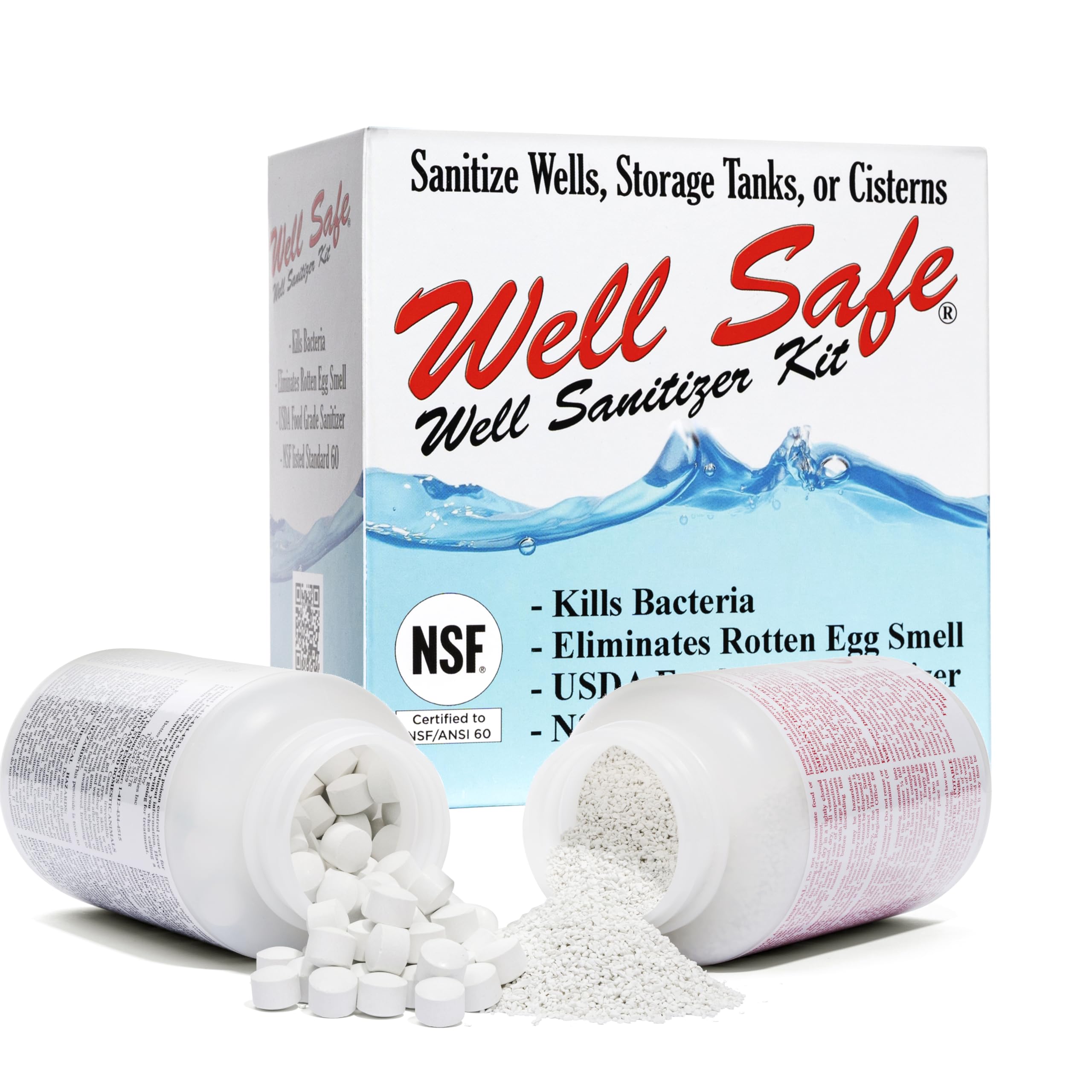 Well Safe BWI Pellets Pack for effective disinfection in wells