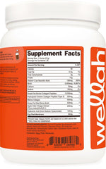 Wellah Afterglow label closeup confirms ingredients and quality standards.