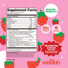 Wellah Grass-Fed Whey scoop in glass for post-workout protein.