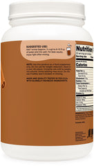 Wellah Protein Your Whey chai label close-up shows flavor and nutrition details.