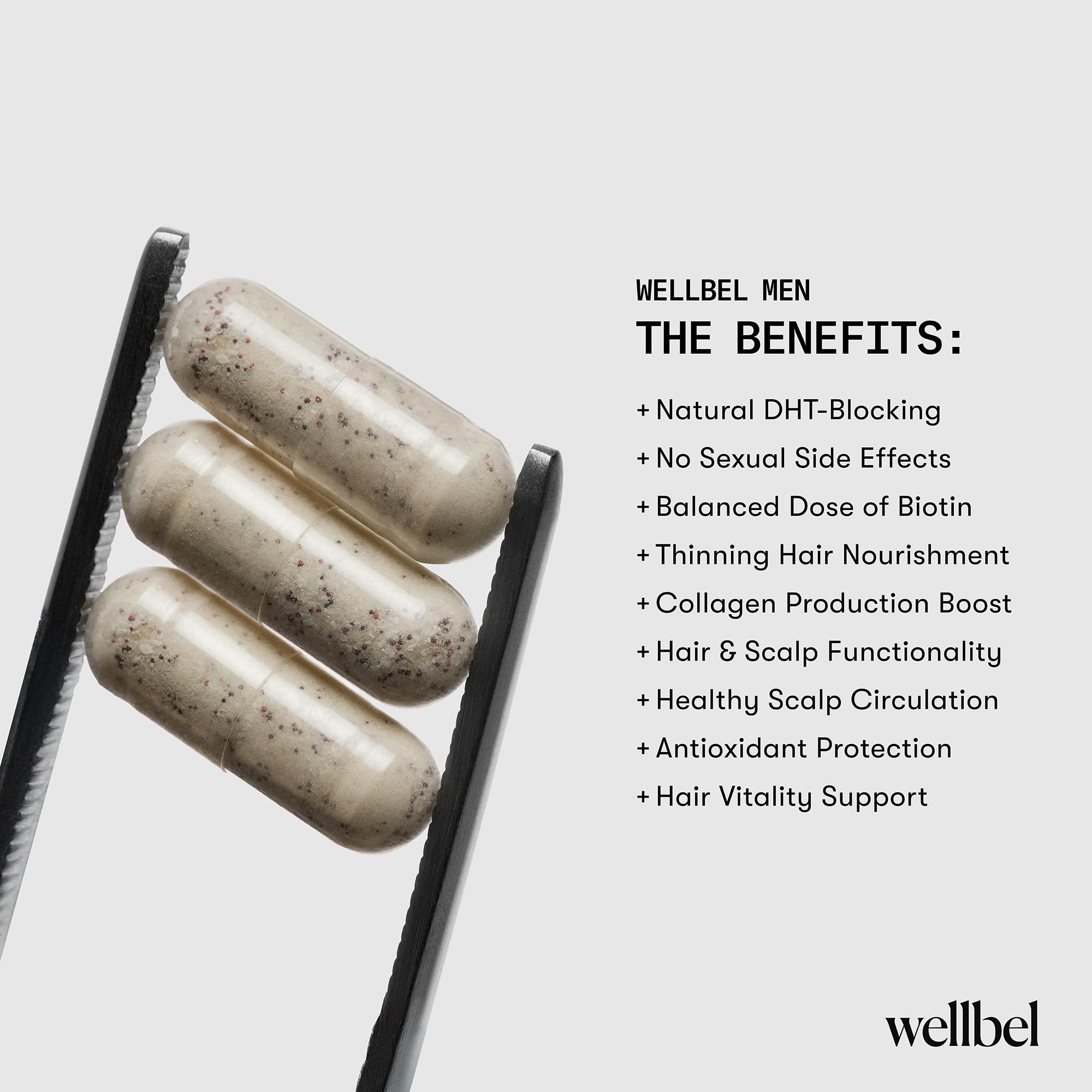 WELLBEL Men smoothie option with capsules added for easy consumption