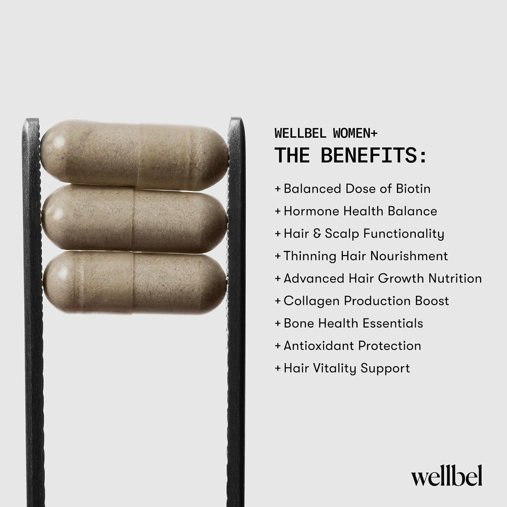 WELLBEL Women+ daily routine scene promotes consistent use.