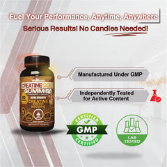 WellBoost Creatine Gold banana flavor shot suggesting refreshing taste.