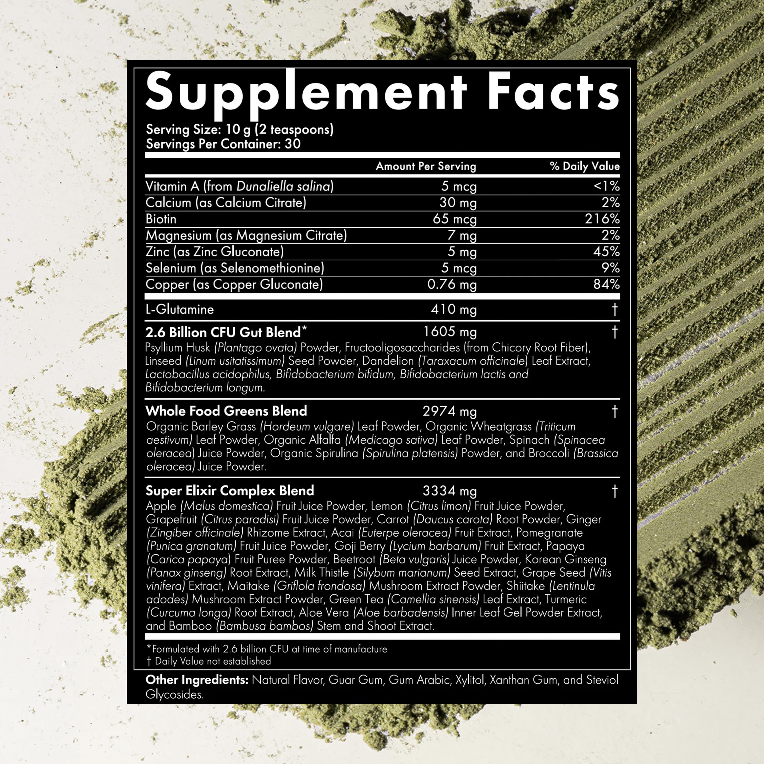 WelleCo gluten-free vegan label on packaging emphasizing clean, plant-based nutrition.