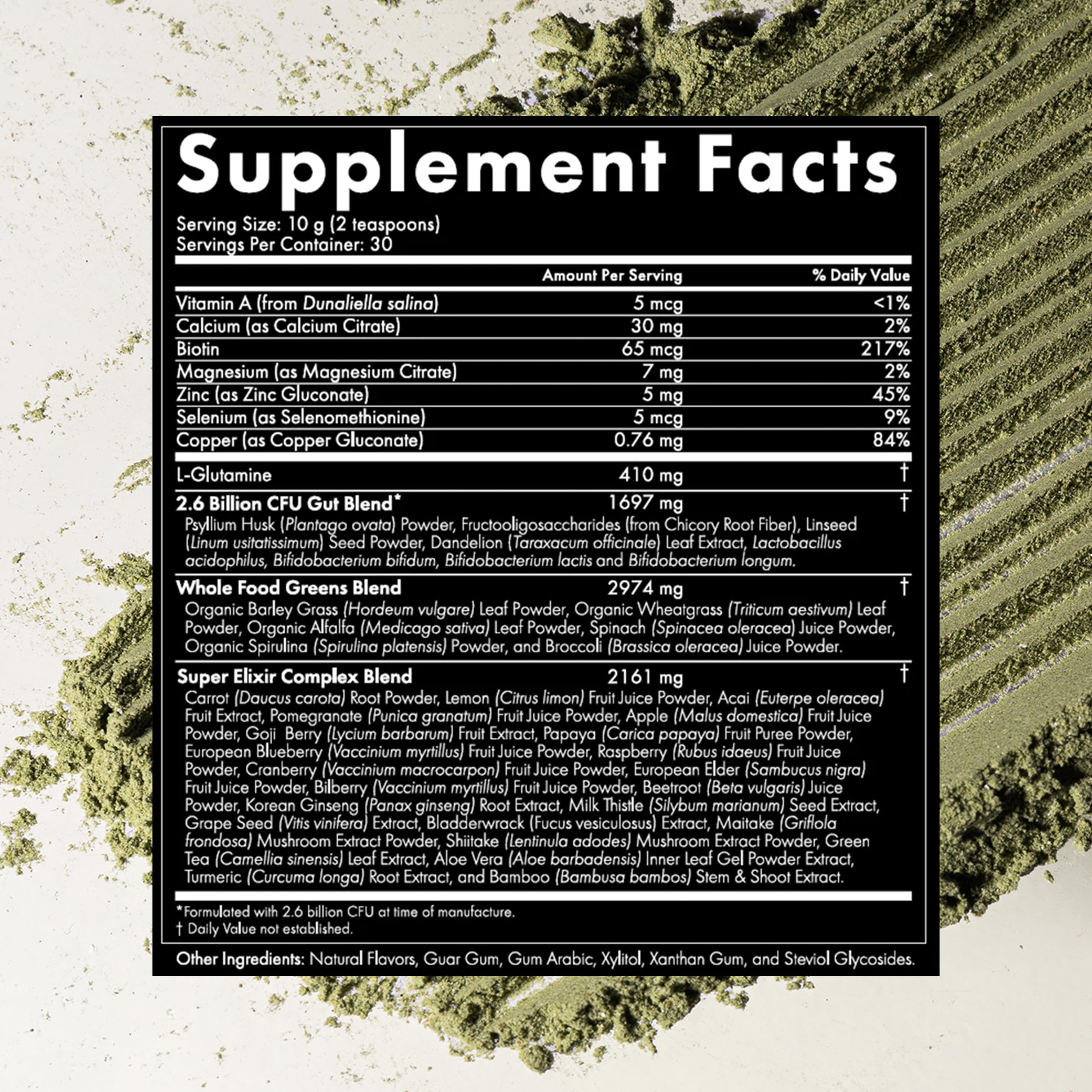 Shiitake and maitake mushroom powders adding plant fiber