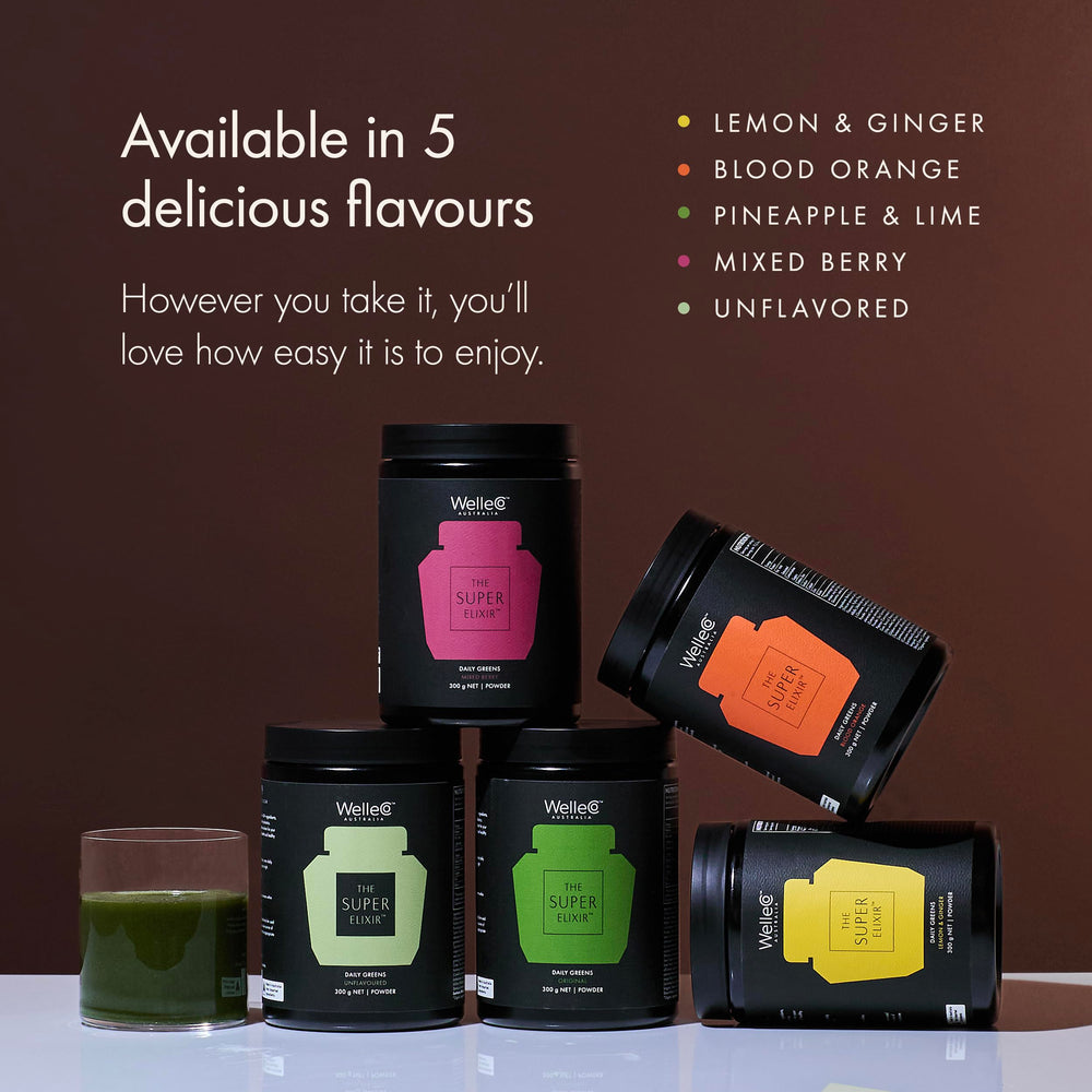 Unflavored WelleCo powder for versatile mixing
